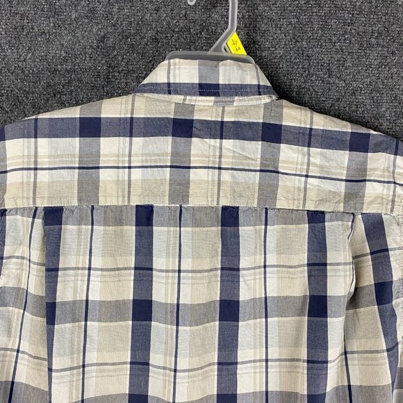 Timber Creek by Wrangler Button Down Shirt Medium Men's Short Sleeve 100% Cotton - Picture 7 of 7